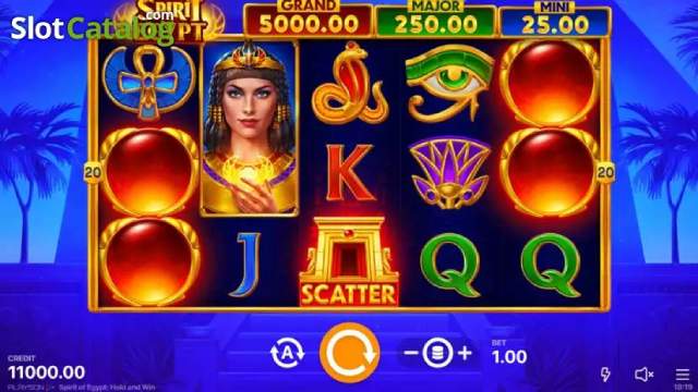 Spirit of Egypt: Hold and Win